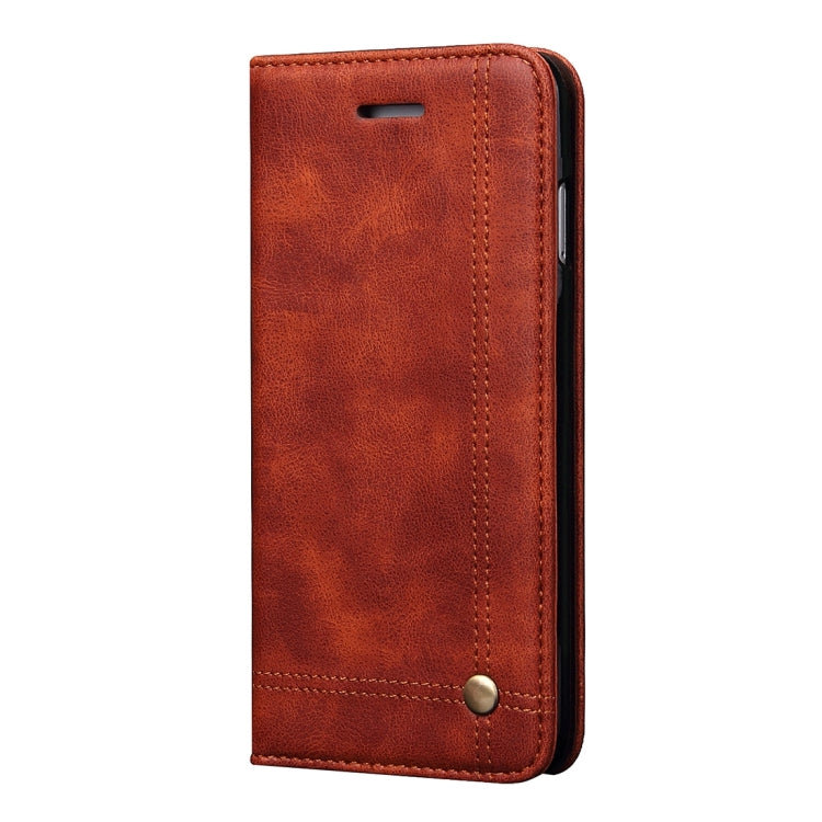 For iPhone 6 Plus & 6s Plus Retro Crazy Horse Texture Magnetic Adsorption Horizontal Flip Leather Case with Card Slot & Holder & Wallet