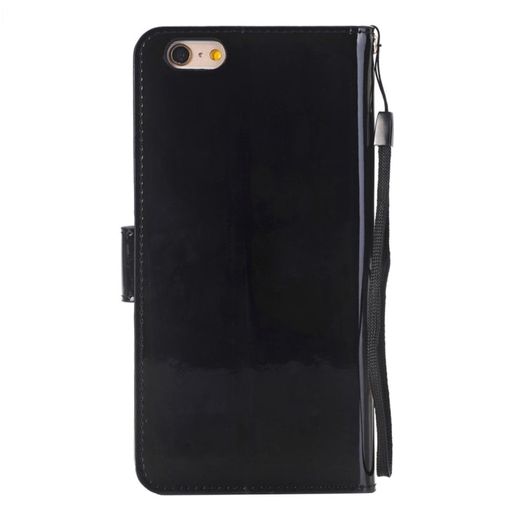 For iPhone 6 Plus Horizontal Flip TPU + PU Leather Case with Holder & Card Slots & Wallet