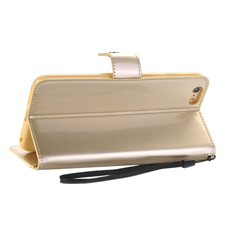 For iPhone 6 Plus Horizontal Flip TPU + PU Leather Case with Holder & Card Slots & Wallet