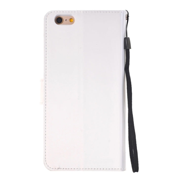 For iPhone 6 Plus Horizontal Flip TPU + PU Leather Case with Holder & Card Slots & Wallet