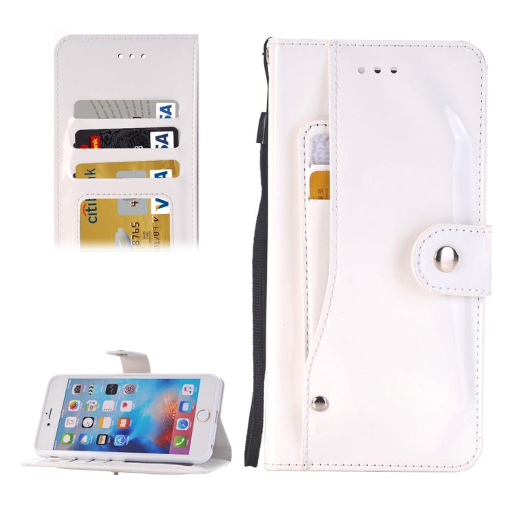 For iPhone 6 Plus Horizontal Flip TPU + PU Leather Case with Holder & Card Slots & Wallet