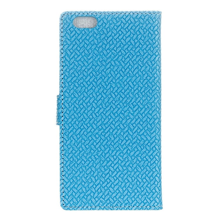 For iPhone 6 Plus & 6s Plus Weaving Texture Horizontal Flip PU Leather Case with Magnetic Buckle & Holder & Card Slots & Wallet & Photo Frame