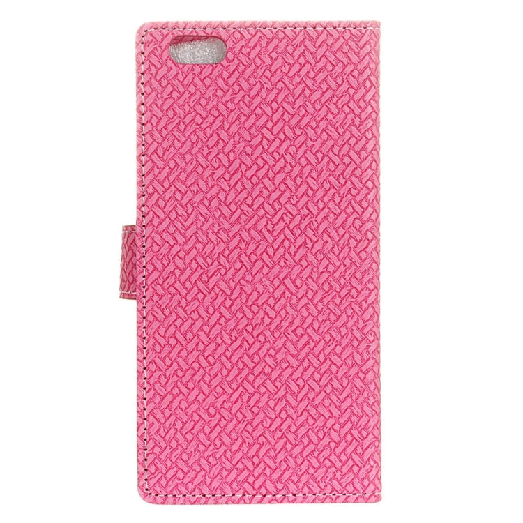 For iPhone 6 Plus & 6s Plus Weaving Texture Horizontal Flip PU Leather Case with Magnetic Buckle & Holder & Card Slots & Wallet & Photo Frame