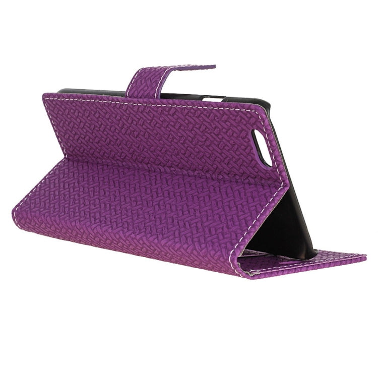 For iPhone 6 Plus & 6s Plus Weaving Texture Horizontal Flip PU Leather Case with Magnetic Buckle & Holder & Card Slots & Wallet & Photo Frame