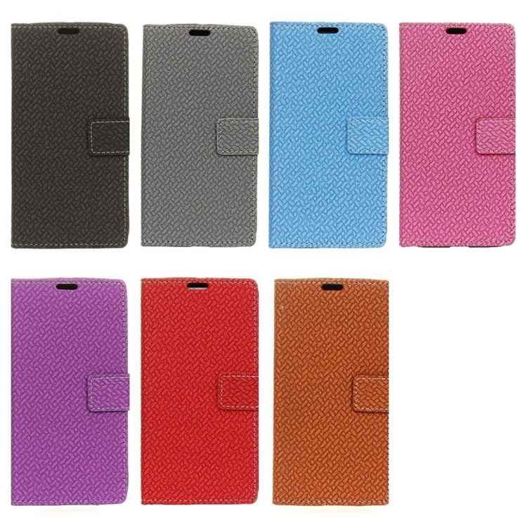 For iPhone 6 Plus & 6s Plus Weaving Texture Horizontal Flip PU Leather Case with Magnetic Buckle & Holder & Card Slots & Wallet & Photo Frame