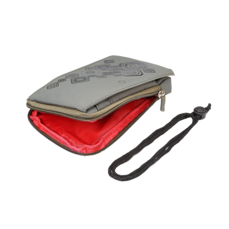 6.4 inch Multifunctional Square Pattern Canvas Sports Storage Waist Packs / Phone Cases / Hiking Bag / Camping Bag with Hanging Hook for iPhone 6S Plus / 7 Plus / Galaxy S7 Edge / Galaxy Note 8
