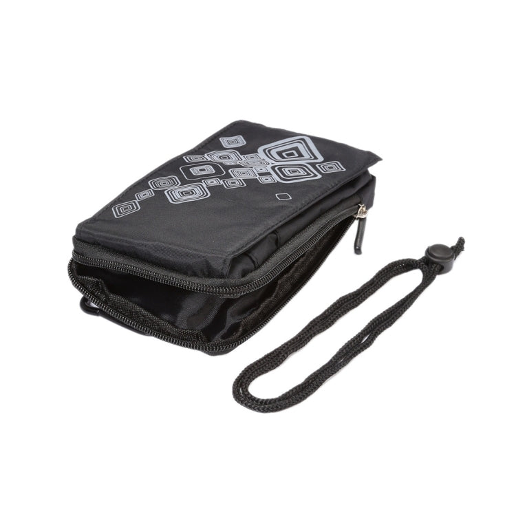 6.4 inch Multifunctional Square Pattern Canvas Sports Storage Waist Packs / Phone Cases / Hiking Bag / Camping Bag with Hanging Hook for iPhone 6S Plus / 7 Plus / Galaxy S7 Edge / Galaxy Note 8