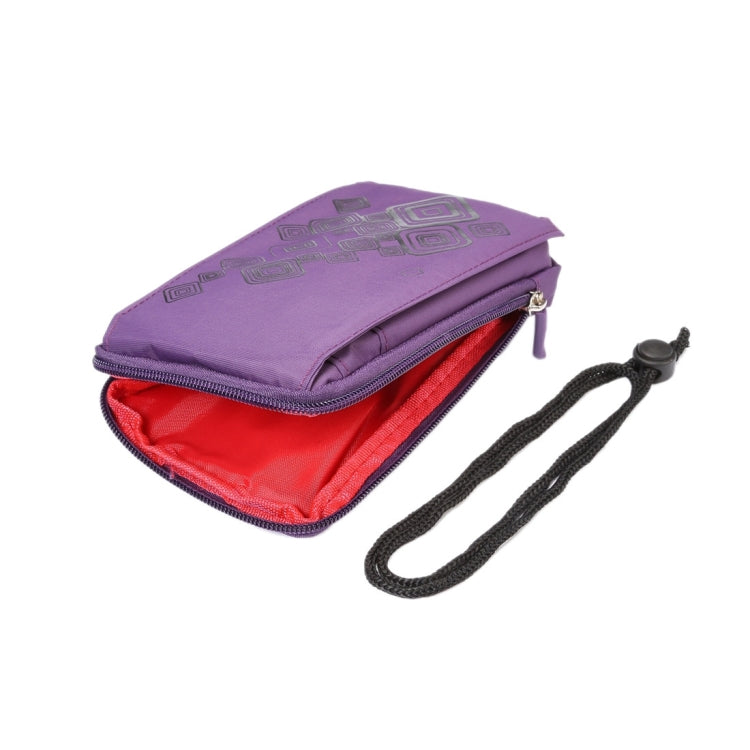 6.4 inch Multifunctional Square Pattern Canvas Sports Storage Waist Packs / Phone Cases / Hiking Bag / Camping Bag with Hanging Hook for iPhone 6S Plus / 7 Plus / Galaxy S7 Edge / Galaxy Note 8