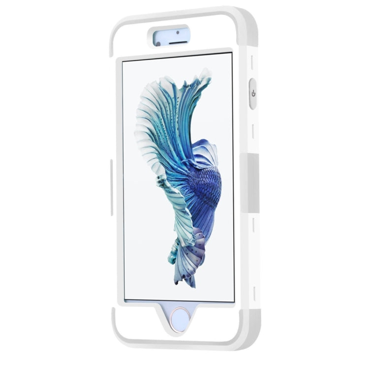 For iPhone 6 Plus & 6s Plus Separable Contrast Color PC + Silicone Combination Case
