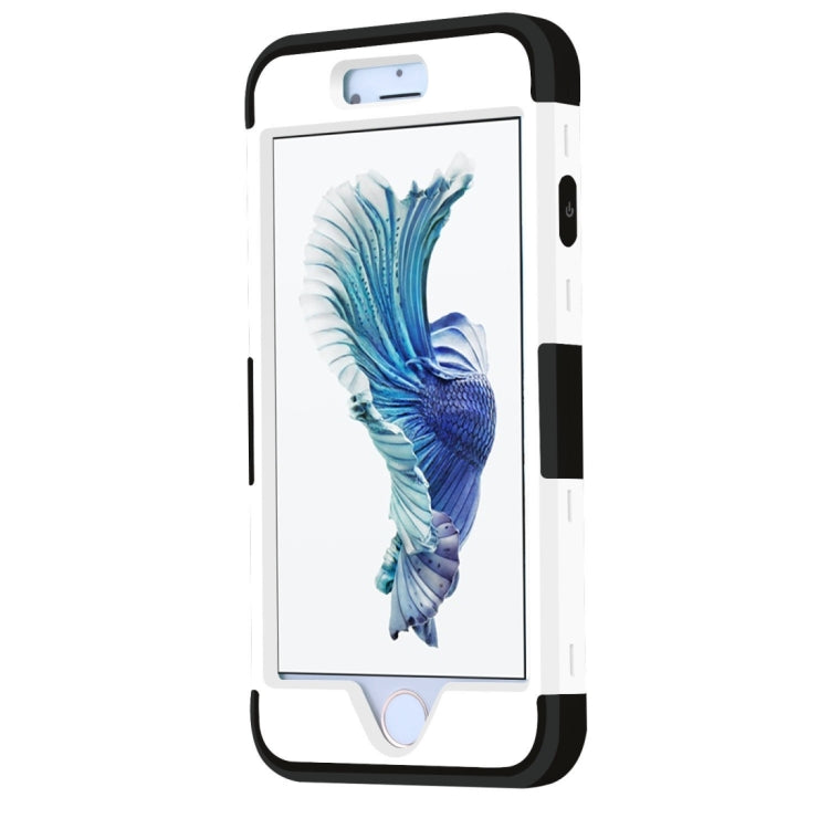 For iPhone 6 Plus & 6s Plus Separable Contrast Color PC + Silicone Combination Case