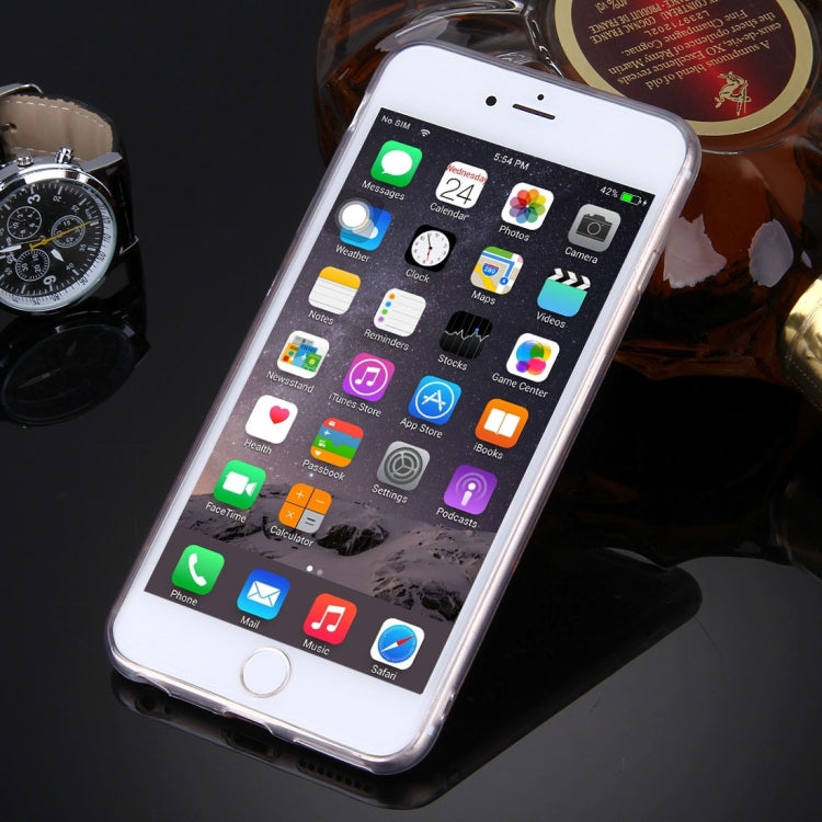 For iPhone 6 Plus & 6s Plus Scattered Platinum Pattern TPU Protective Case