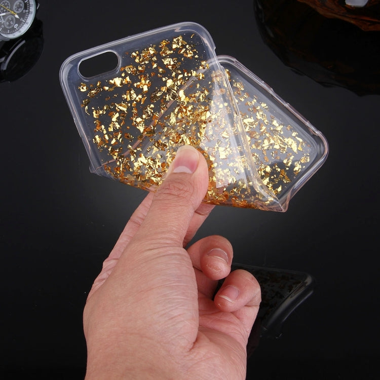 For iPhone 6 Plus & 6s Plus Scattered Platinum Pattern TPU Protective Case
