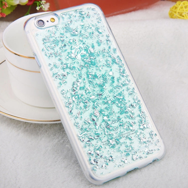 For iPhone 6 Plus & 6s Plus Scattered Platinum Pattern TPU Protective Case