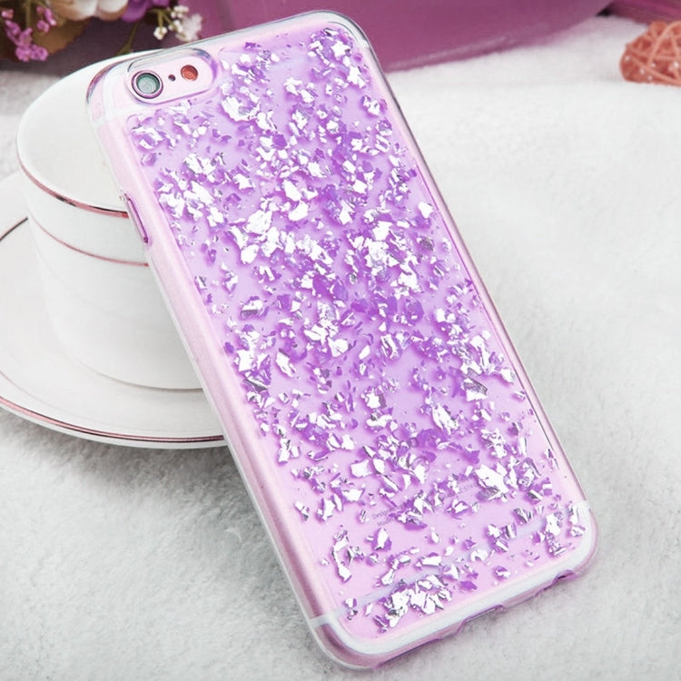 For iPhone 6 Plus & 6s Plus Scattered Platinum Pattern TPU Protective Case