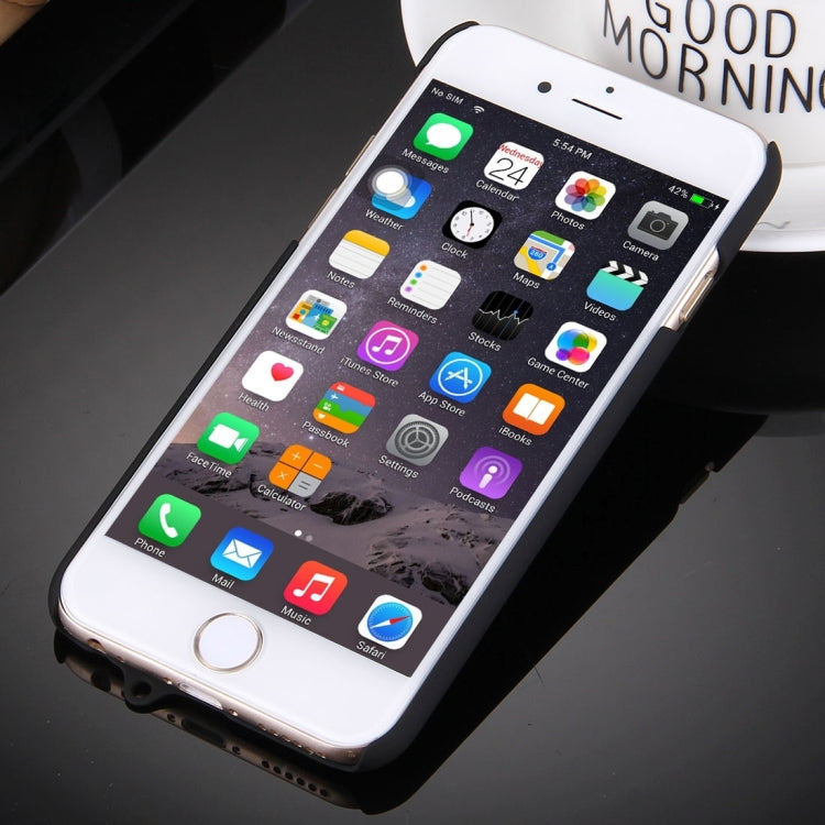 For iPhone 6 Plus & 6s Plus Smiling Face NICE Words Pattern TPU Protective Cover Case with Lanyard Hole