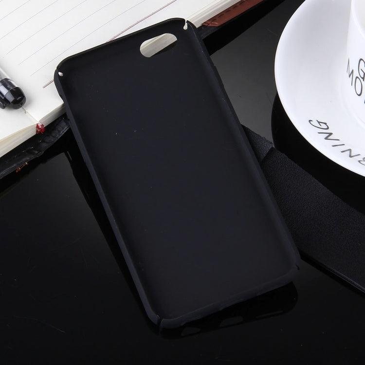 For iPhone 6 Plus & 6s Plus Black PU Lanyard PC Protective Case(Black)