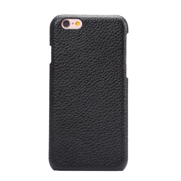 For iPhone 6 Plus & 6s Plus Litchi Texture Cowhide Leather Back Cover Case