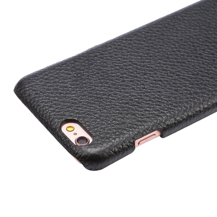 For iPhone 6 Plus & 6s Plus Litchi Texture Cowhide Leather Back Cover Case