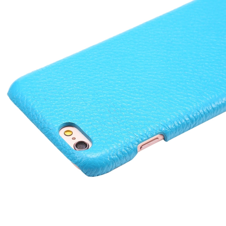 For iPhone 6 Plus & 6s Plus Litchi Texture Cowhide Leather Back Cover Case