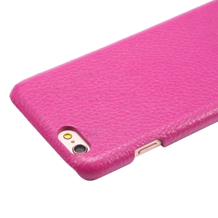 For iPhone 6 Plus & 6s Plus Litchi Texture Cowhide Leather Back Cover Case