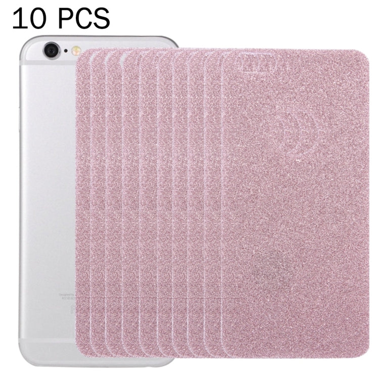 10 PCS for iPhone 6 Plus & 6s Plus Glitter Powder Paper, Must Use with Transparent TPU Case