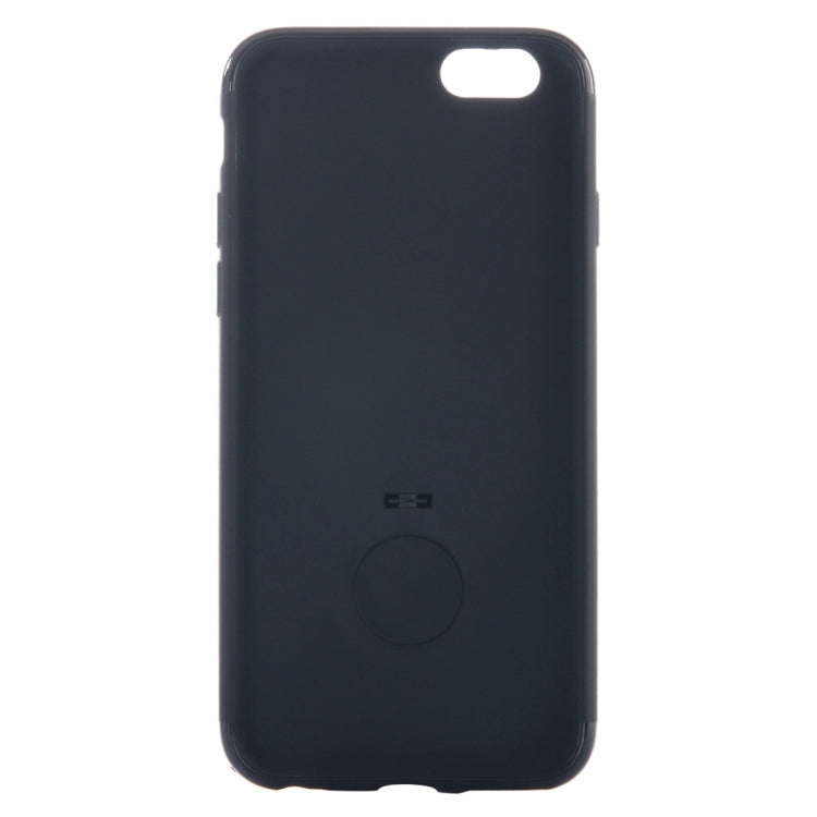 For iPhone 6 Plus & 6s Plus Ultra Thin Soft TPU Protective Back Cover Case with Ring Holder Stand