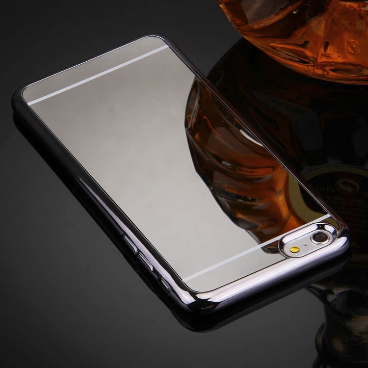 For iPhone 6 Plus & 6s Plus Electroplating Mirror TPU Protective Cover Case