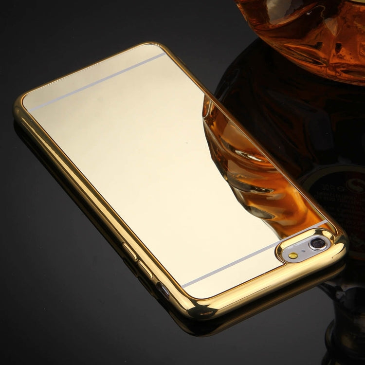 For iPhone 6 Plus & 6s Plus Electroplating Mirror TPU Protective Cover Case