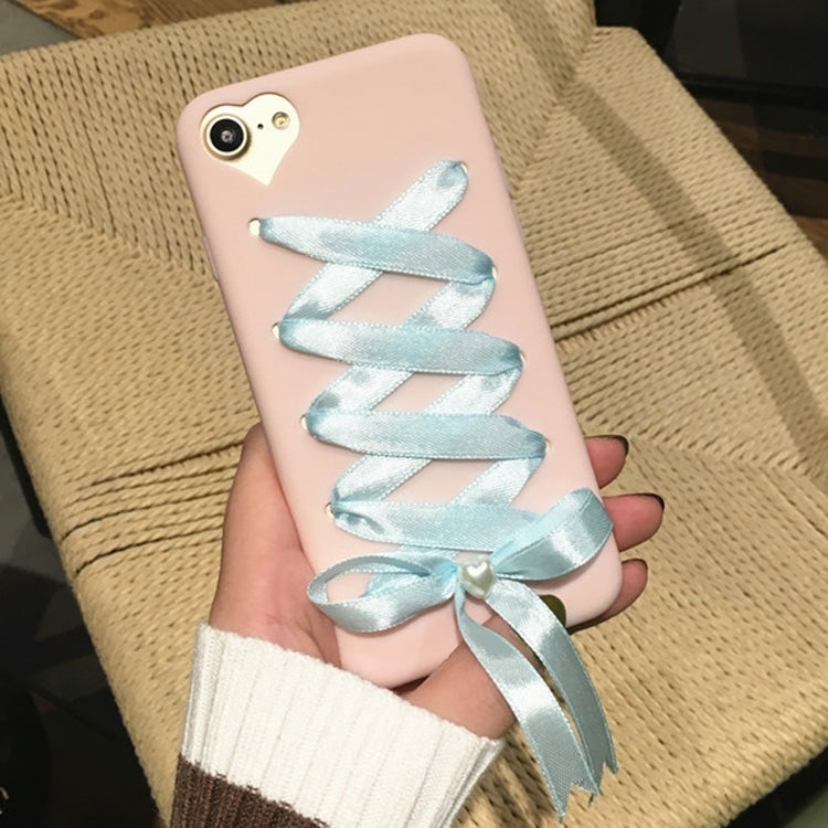 For iPhone 6 Plus & 6s Plus 3D Bowknot Ribbon Bandage Protective Back Cover Case
