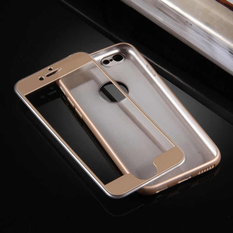 For iPhone 6 Plus & 6s Plus 360 Degrees Full Protection Soft TPU Back Cover + PC Front Combination Case