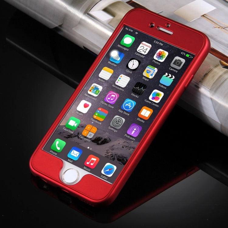 For iPhone 6 Plus & 6s Plus 360 Degrees Full Protection Soft TPU Back Cover + PC Front Combination Case