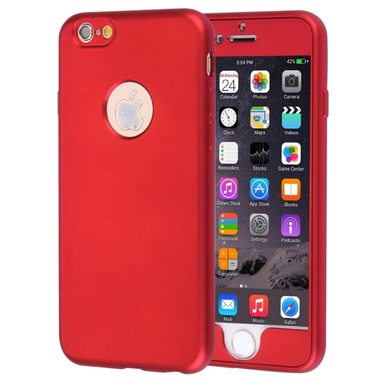 For iPhone 6 Plus & 6s Plus 360 Degrees Full Protection Soft TPU Back Cover + PC Front Combination Case