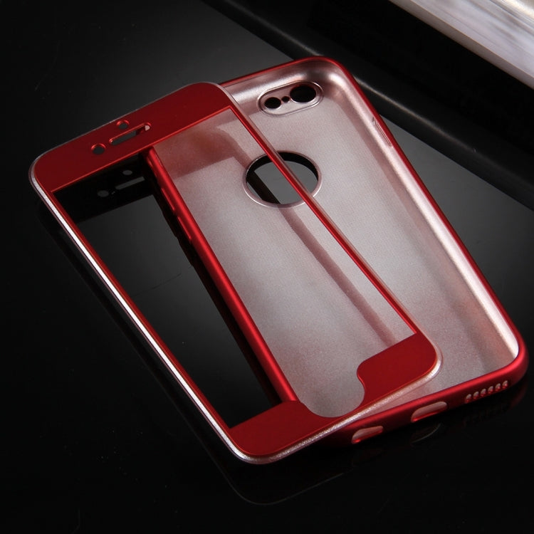 For iPhone 6 Plus & 6s Plus 360 Degrees Full Protection Soft TPU Back Cover + PC Front Combination Case