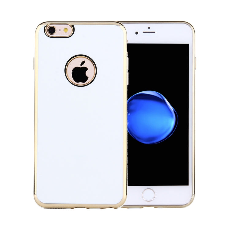 For iPhone 6 Plus & 6s Plus Electroplating Soft TPU Protective Cover Case