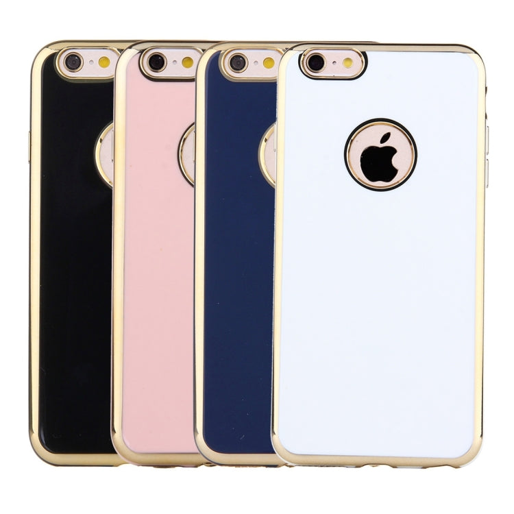 For iPhone 6 Plus & 6s Plus Electroplating Soft TPU Protective Cover Case