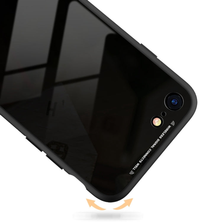 TOTUDESIGN for iPhone 6 Plus & 6s Plus TPU + PC + Glass Dropproof Protective Back Cover Case