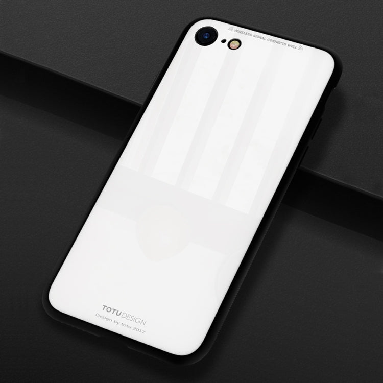 TOTUDESIGN for iPhone 6 Plus & 6s Plus TPU + PC + Glass Dropproof Protective Back Cover Case