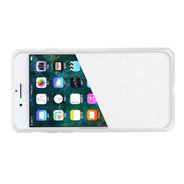 For iPhone 6 Plus & 6s Plus  Brushed Carbon Fiber Texture Shockproof TPU Protective Cover Case