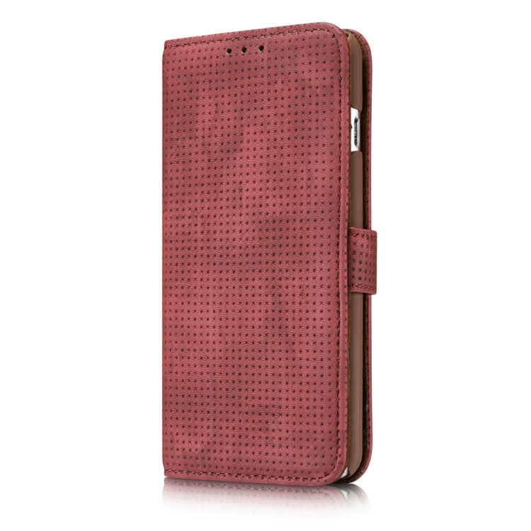 For iPhone 6 Plus & 6s Plus Retro Style Mesh Breathable Horizontal Flip Leather Case with Card Slot & Holder & Wallet