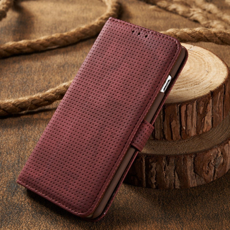 For iPhone 6 Plus & 6s Plus Retro Style Mesh Breathable Horizontal Flip Leather Case with Card Slot & Holder & Wallet