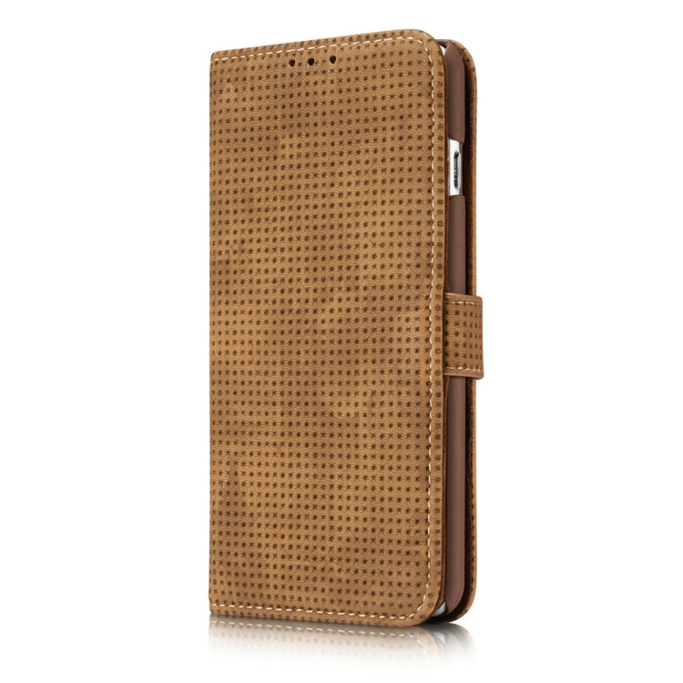 For iPhone 6 Plus & 6s Plus Retro Style Mesh Breathable Horizontal Flip Leather Case with Card Slot & Holder & Wallet