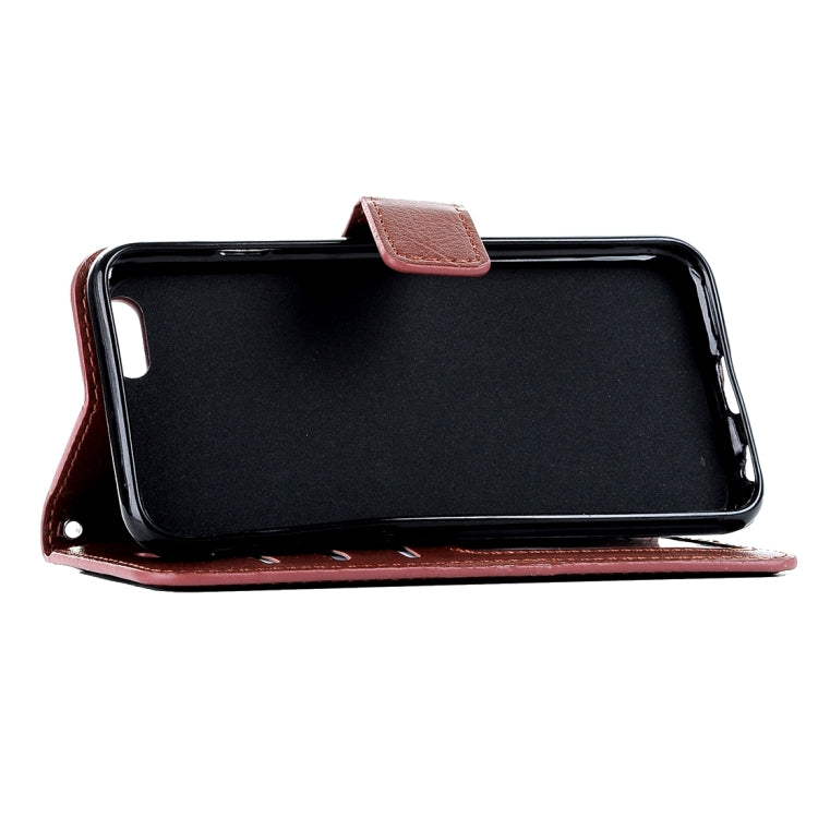 For iPhone 6 Plus & 6s Plus Crazy Horse Texture Horizontal Flip Leather Case with Magnetic Buckle & Holder & Card Slots & Wallet & Photo Frame