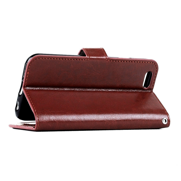 For iPhone 6 Plus & 6s Plus Crazy Horse Texture Horizontal Flip Leather Case with Magnetic Buckle & Holder & Card Slots & Wallet & Photo Frame