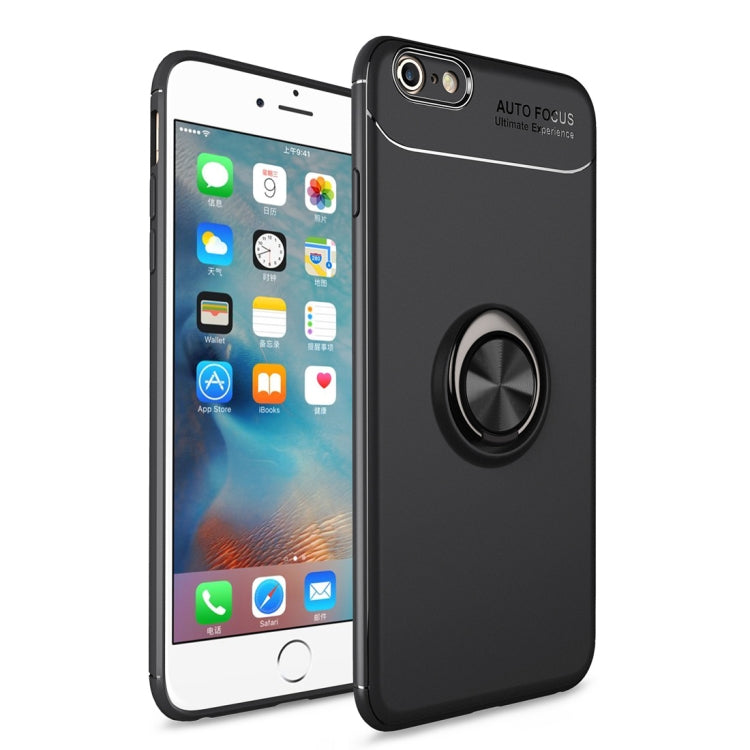 Metal Ring Holder 360 Degree Rotating TPU Case for iPhone 6 Plus & 6s Plus