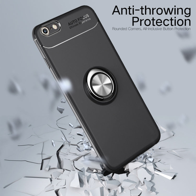 Metal Ring Holder 360 Degree Rotating TPU Case for iPhone 6 Plus & 6s Plus