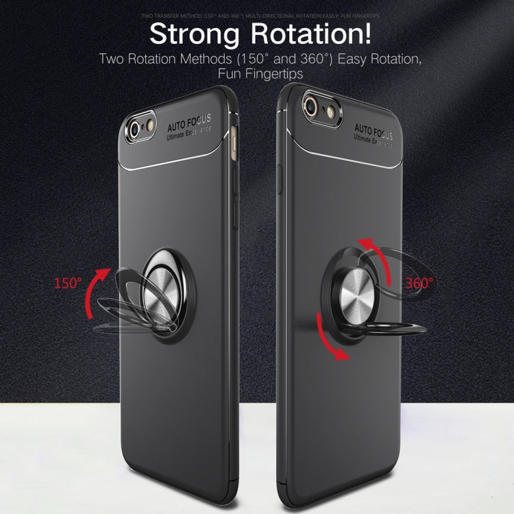 Metal Ring Holder 360 Degree Rotating TPU Case for iPhone 6 Plus & 6s Plus