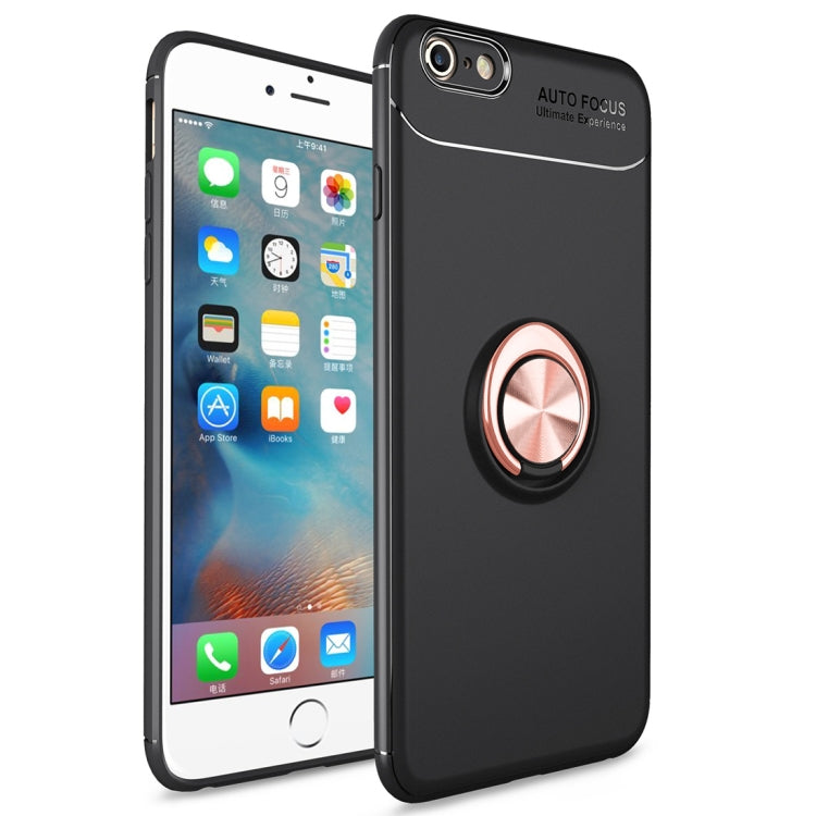 Metal Ring Holder 360 Degree Rotating TPU Case for iPhone 6 Plus & 6s Plus