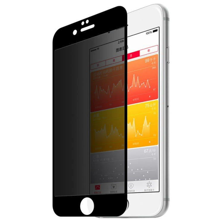0.26mm 9H 3D Highly Transparent Privacy Anti-glare Tempered Glass Film for iPhone 6 Plus & 6s Plus