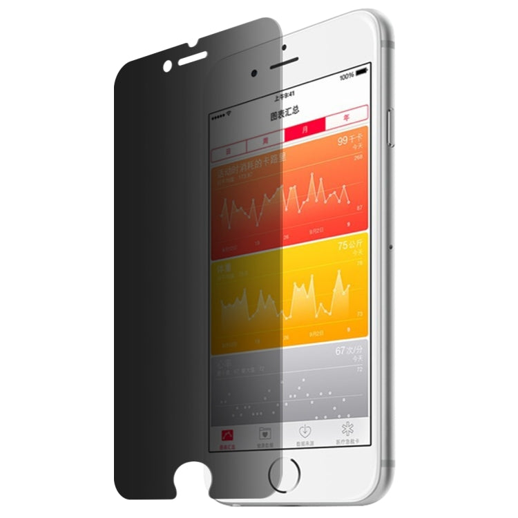 0.26mm 9H 3D Non-full Screen Highly Transparent Privacy Anti-glare Tempered Glass Film for iPhone 6 Plus & 6s Plus