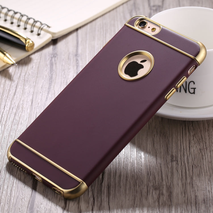For iPhone 6 Plus & 6s Plus Electroplating TPU Protective Back Cover Case